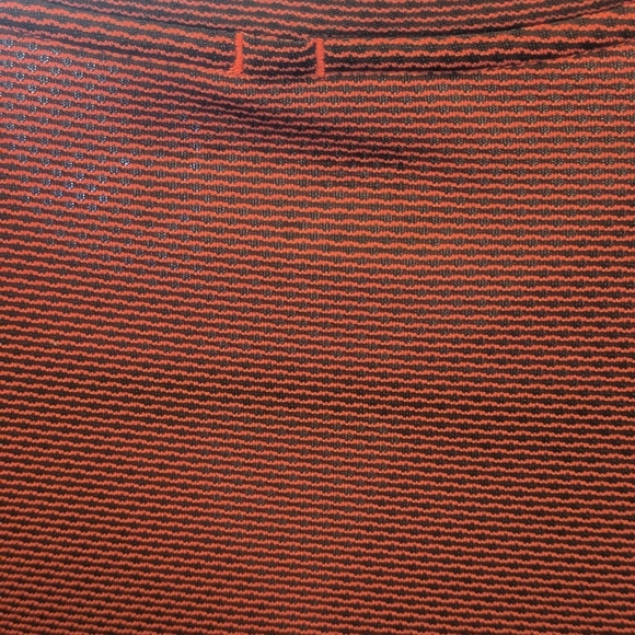 Nike Golf Dri-Fit Men's Orange Black Polo Shirt - Picture 7 of 8